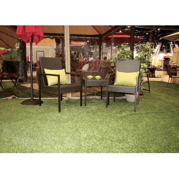 Quality 25MM Pile Height Indoor Artificial Grass double S Shape Landscaping Artificial for sale