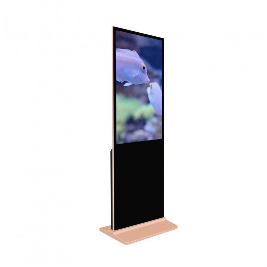 Quality Golden Totem Kiosk Touch Screen TFT Floor Standing Digital Signage for sale