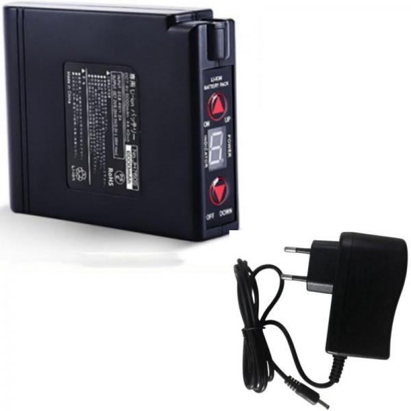 Quality 7.4 Volt 7000mAh Heated Clothes Battery Charger Set Korean Plug For Heating for sale