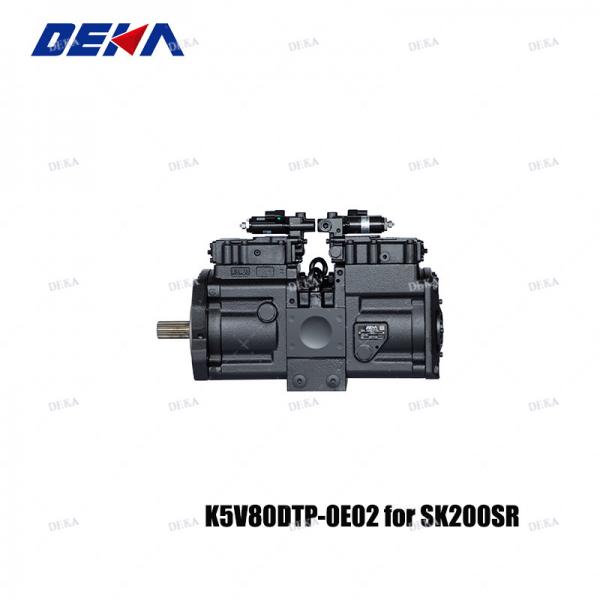 Quality Casting Iron Excavator Piston Pump K5V80DTP-0E02 For SK200SR Hydraulic Mian Pump for sale
