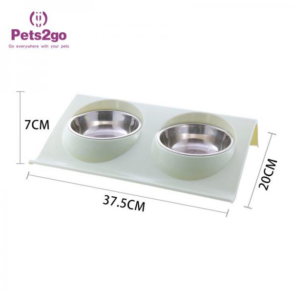 Quality Ceramic Silicone 37.5X20X7mm Pet Feeder Bowls for sale