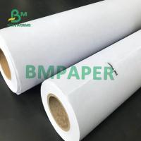 Quality OEM ODM White Plotter Paper Roll Uncoated 60gram 80gram 100gram For Garment for sale