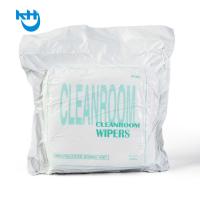 Quality SMT Lint Free Cleanroom Microfiber Wiper Wood Pulp Polyester Material for sale