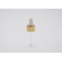 Quality Gold Aluminum Pipette Essential Oil Dropper 18/410 for sale
