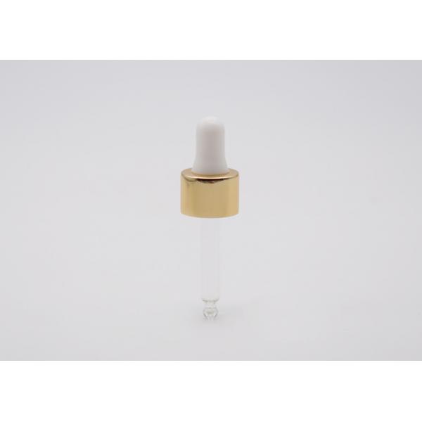 Quality Gold Aluminum Pipette Essential Oil Dropper 18/410 for sale