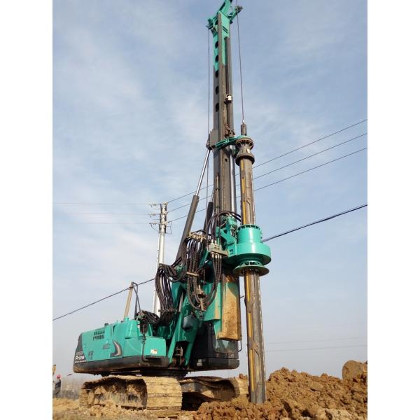 Quality Torque 80 KN.M Max. Drilling Depth 28 M Diameter 1000 Mm KR80K Rotary Drilling Rig With KOBELCO Chassis for sale
