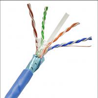 Quality 23AWG FTP Copper Cat6 Ethernet Cable 305m For Telecommunication for sale
