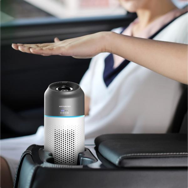 Quality HOMEFISH USB Powered Air Scent Diffuser H13 HEPA Car Air Purifier With HEPA for sale