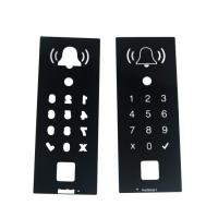 China Intelligent Security Door Lock Display Cover Glass Acrylic Control Panel for sale