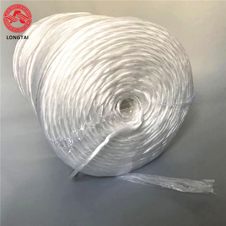 China 5kgs polypropylene plastic raffia packing baler twine spool agricultural baler twine for balling and binding hay grass factory