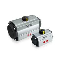 China AT pneumatic rotary actuator with valve and switch box factory