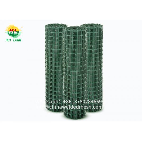 Quality Euro Fence Welded Wire Mesh Rolls , H2m PVC Coated Garden Fence for sale