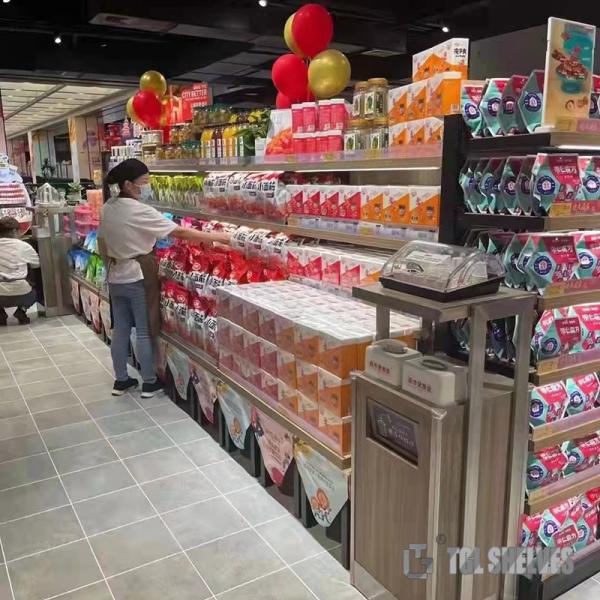 Quality Powder Coating Supermarket Racking System , Economic Supermarket Hanging Rack for sale