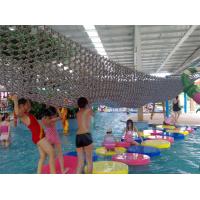 China Water Park Lazy River And Swimming Pool Floating Bridge With Climbing Net factory