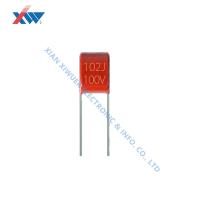 China Ultra Small Metallized Polyester Film Capacitors MSF 100VDC 0.0068uF factory