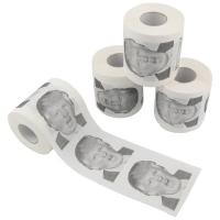 China Trump Head Pattern Mixed Pulp Tissue Paper Roll factory