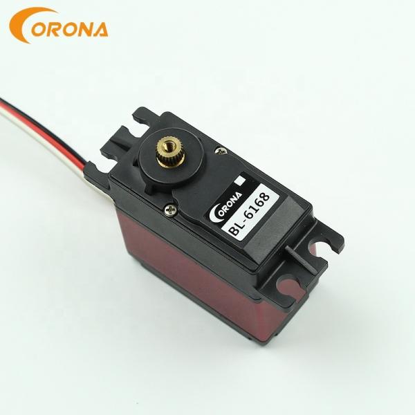 Quality Brushless Servo Motor Rc Helicopter Camera Metal Gear 63.6g Corona BL6168 for sale