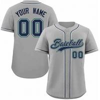 Quality ODM Short Sleeve Baseball Shirts Jerseys Non Fading Washable for sale