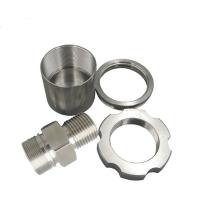 Quality Stainless Steel Custom CNC Turning Component With Threading And Knurling for sale