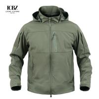 China Men's Waterproof Tactical Combat Jacket Hoody Winter Solid Camouflage Coat Uniform for sale