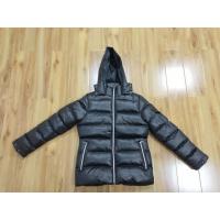 China Ladies Long Black Puffa Coats For Womens Long Padded Jacket With Fur Hood factory