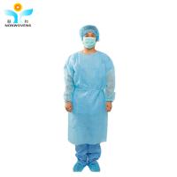 China 120*140cm 25gsm PP Non Woven Disposable Isolation Gown For Medical Using for sale