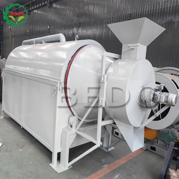 Quality 4kw Sawdust Dryer Machine 400-500kg/h Customized Color for sale