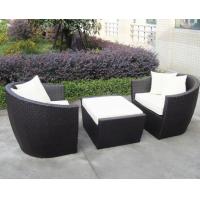 China Leisure Aluminium PE Rattan Wicker Sofa sets Outdoor Garden Backyard wicker Patio sofa furniture for sale