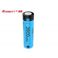 China 2600mAh Li Ion 18650 Battery Pack / 3.6v Lithium Ion Battery Pack for sale