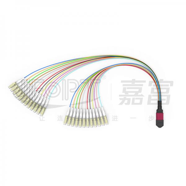 Quality MPO/PC To LC/UPC Breakout Cable For MPO Modular Cassette for sale