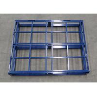 Quality Powdercoated Tubular Shipping Metal Steel Pallet 1500kg Custom for sale