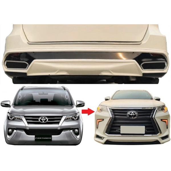 Quality Lexus Style Body Kits Front Bumper and Rear Bumper for Toyota Fortuner 2016 2018 for sale