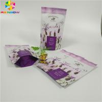China Custom Matte Printing Foil Pouch Packaging Flat Bottom Body Scrub Bag With Zipper factory