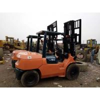 China Two Units Second Hand Forklifts , 5 Ton Used Electric Forklift New Paint factory