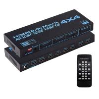 China IR Remote 4K HDMI 2.0b HDCP 2.2 Matrix Switch Splitter for sale