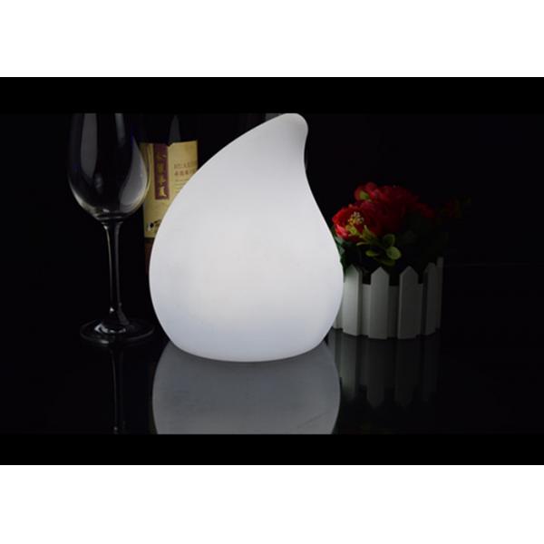 Quality DMX Colors LED Decorative Table Lamps Water Drop Shaped For Home Decoration for sale