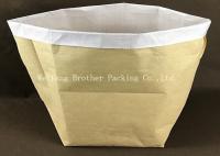 China Multi Wall Woven Plastic Cement Kraft Paper Valve Bag 10 Colors Printing factory