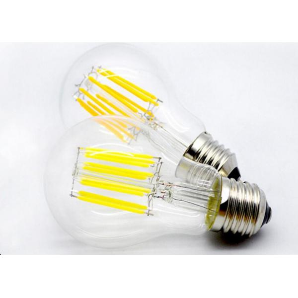 Quality Bright Globe LED Filament Bulb , Warm White Filament LED Bulb Glass 3300K for sale