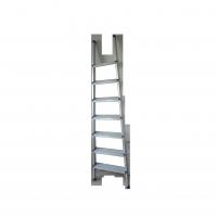 China Aluminum Ladder 12 Meter Silver White Step Ladder  150kg  Max Load factory