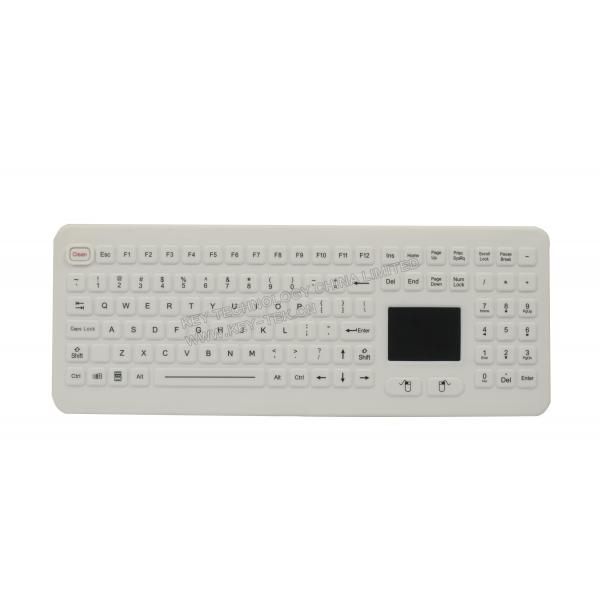 Quality All In One Silicone Industrial Keyboard With Numeric Keypad white or black colour for medical for sale