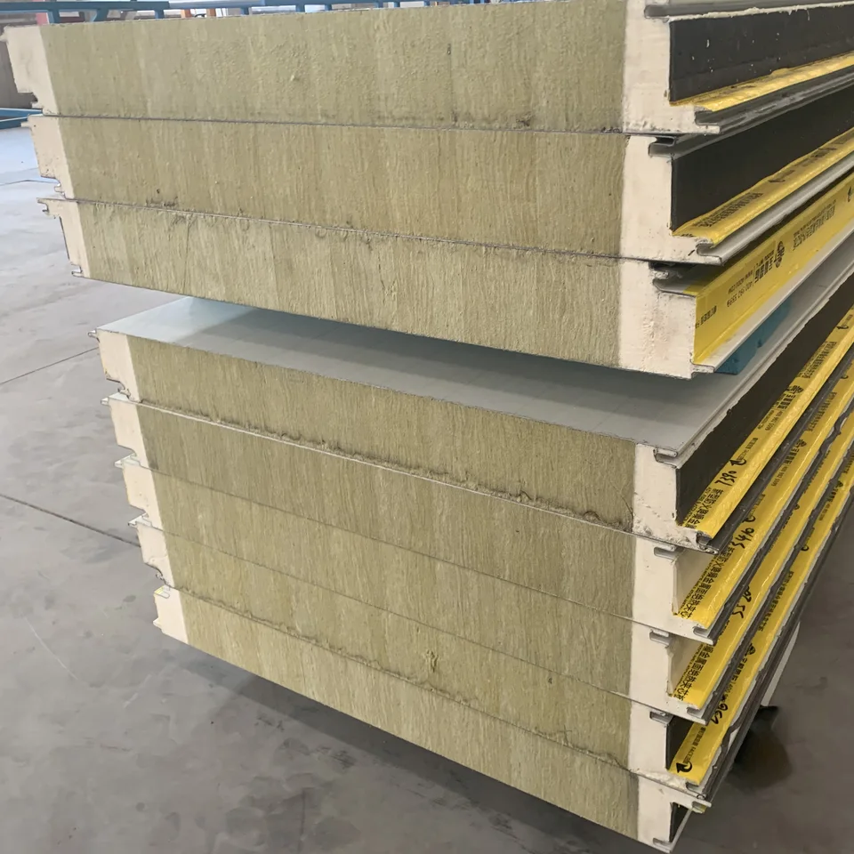 China Customized Length Panel Rockwool For Outdoor Office Construction Insulation factory