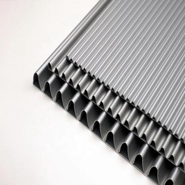 Quality 1500 X 4000 Mm A2 FR Corrugated Aluminum Roofing Sheets Composite Panel For Roof LDPE for sale