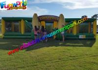 China EN71 Awasome Sports Games Inflatable Corn Laser Maze With Digital Painting Farm factory