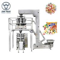 China PLC Pillow Bag Punch Packing Machine For Candy Sugar factory