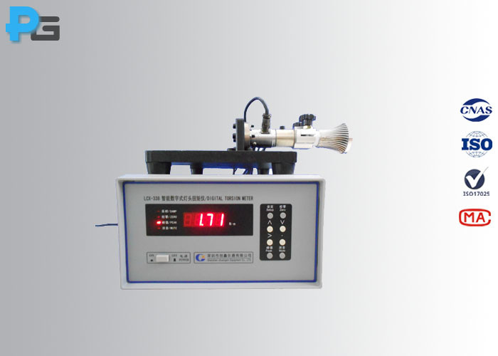 China IEC / GB Standard Digital Torque Meter , Mechanical Strength Test For Lamp Caps factory