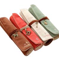 China FRESH AND FASHIONABLE LARGE CAPACITY PEN BAG PENCIL CASE SIMPLE CREATIVE JUNIOR HIGH SCHOOL MEN AND WOMEN CANVAS PENCIL factory