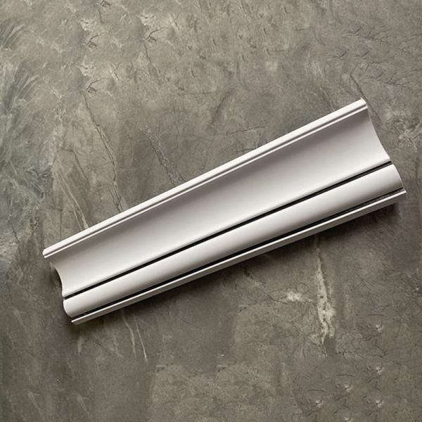 Quality Peel Resistance White Plastic Skirting Board PVC For Office Buildings for sale