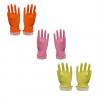 China OEM L 60g Dip Flock Lined Household Cleaning Gloves Latex Gloves factory