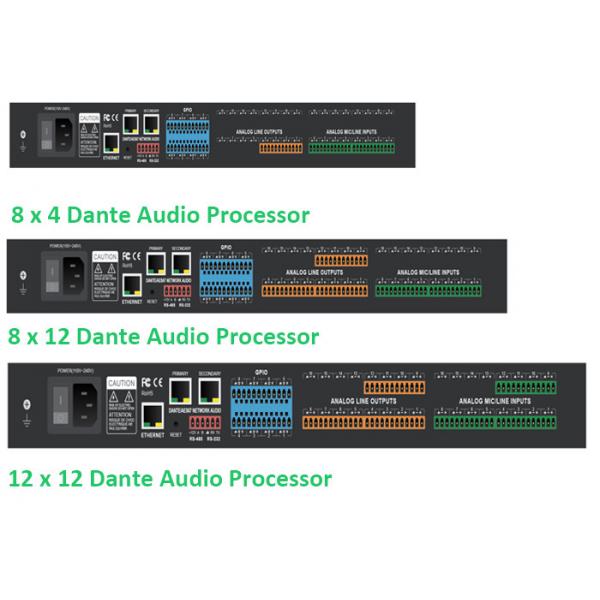 Quality Multichannel Processing Dante Audio Matrix Controller Audio Equalizer Settings for sale