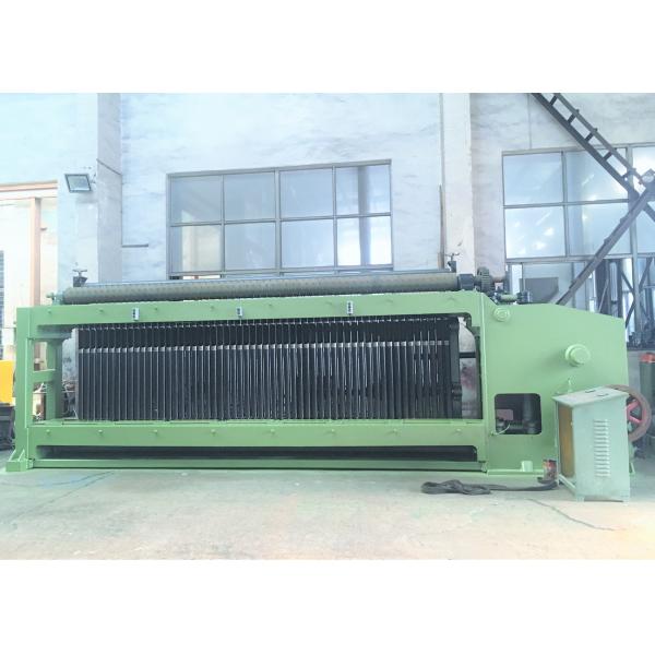 Quality 100x120mm Mesh Size Automatic Oil System 4300mm Gabion Machine for sale